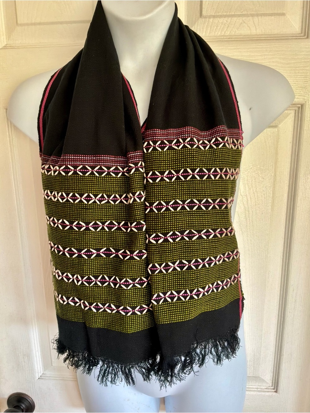 Ethnic Woven beaded Scarf